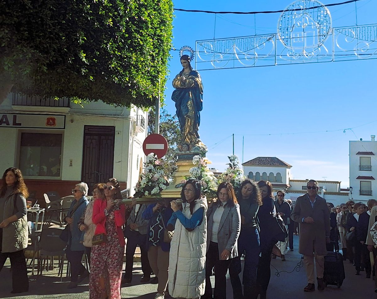 Procesion de la Inmaculada en Dalías