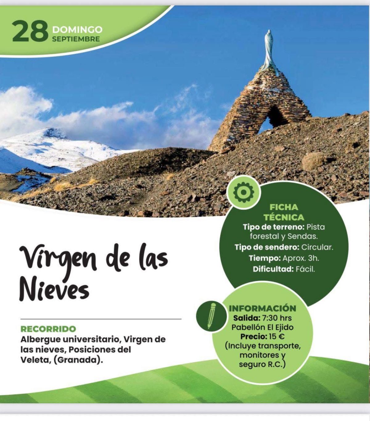 Próxima ruta de senderismo del IMD de El Ejido