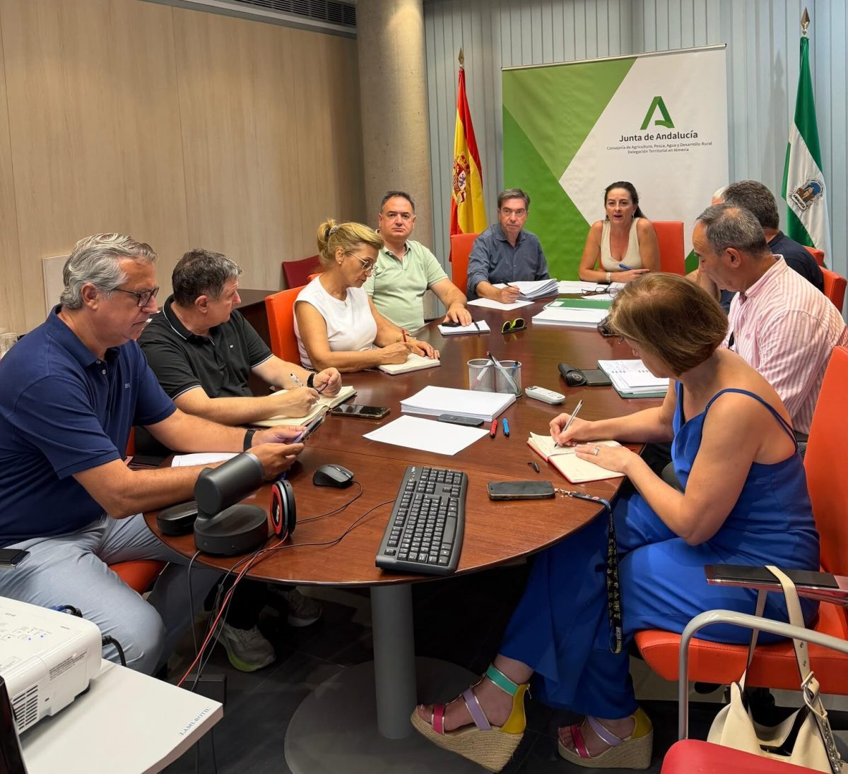 Reunión de la delegación territorial de Agricultura. /DC
