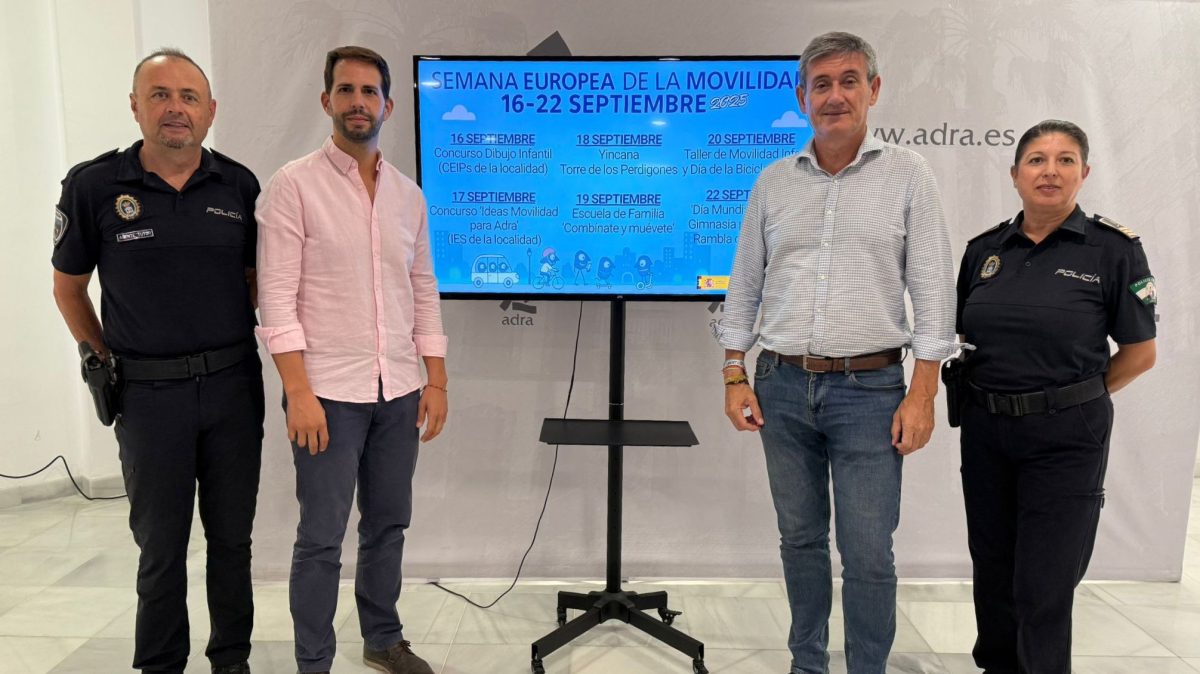 José Crespo y Manuel Cortés (izq. a dcha.)./ Ayto Adra