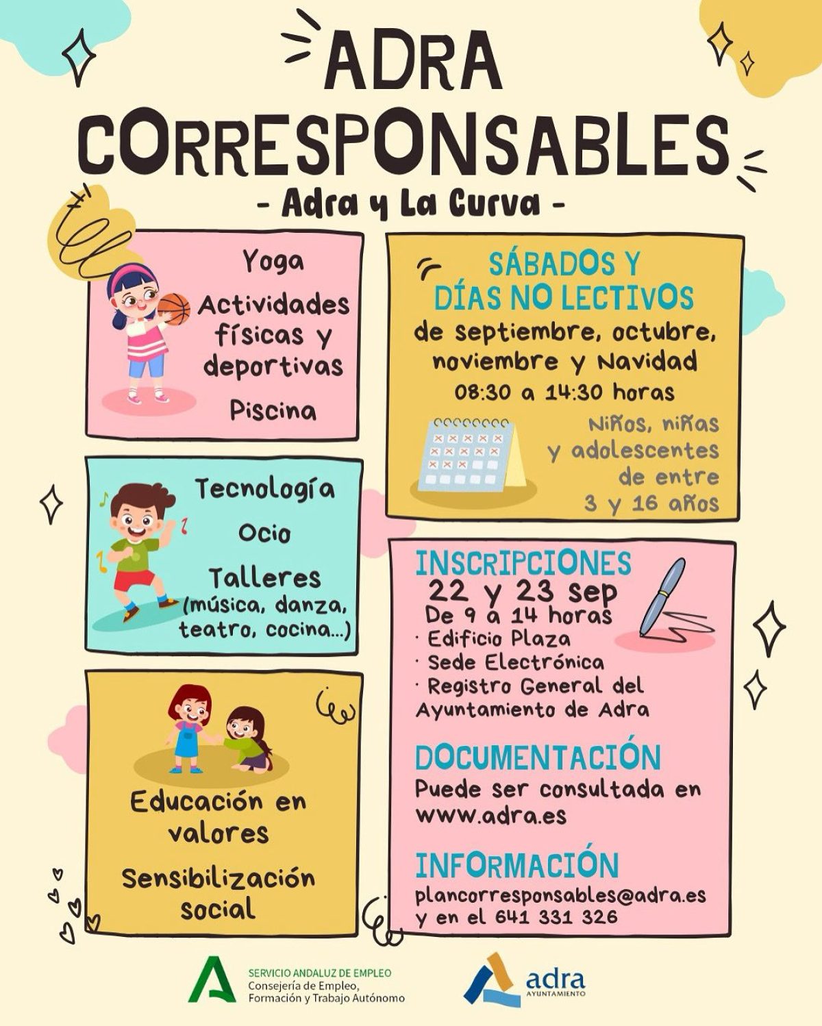 Cartel de la actividad