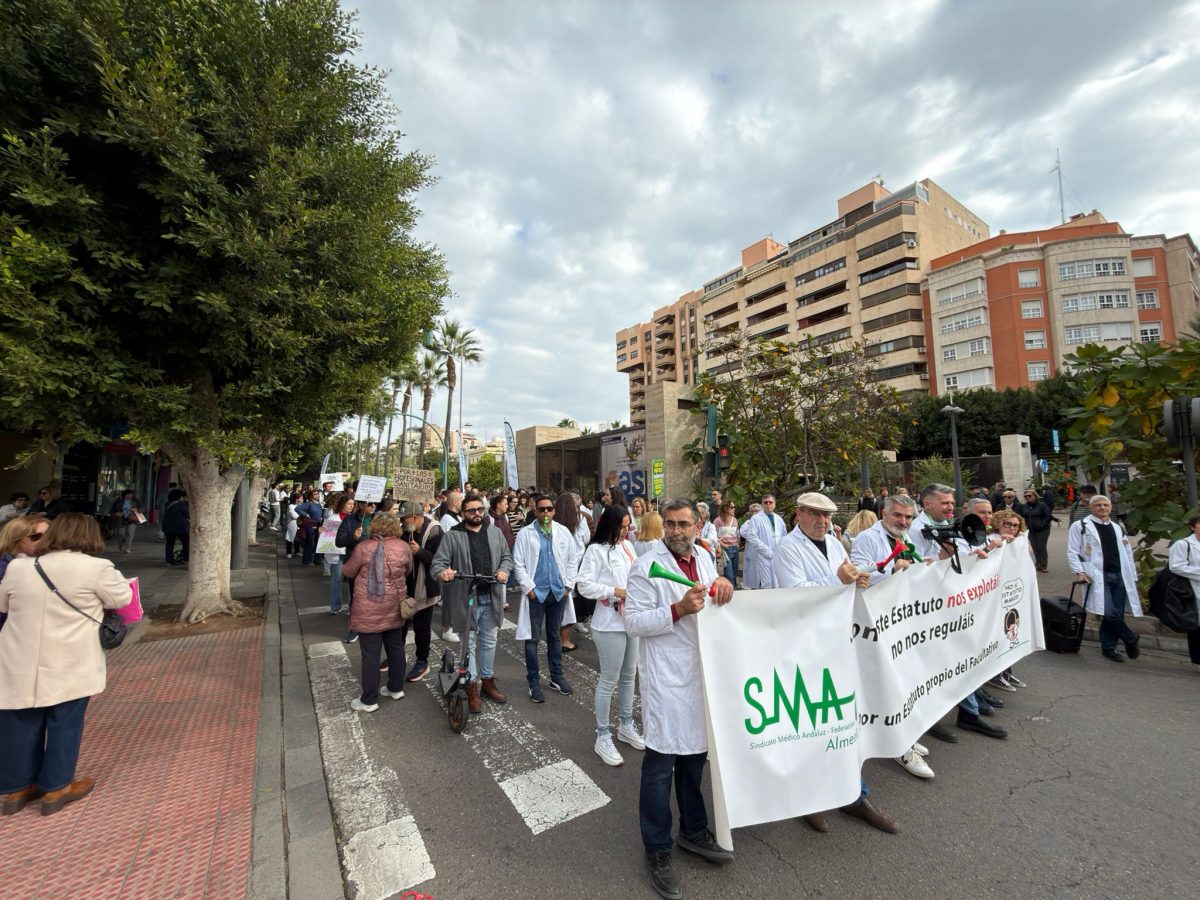 Imagen de la marcha llevada a cabo en la mañana del 11 de diciembre.