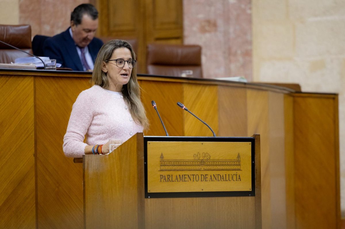 •	La parlamentaria de VOX, Montserrat Cervantes