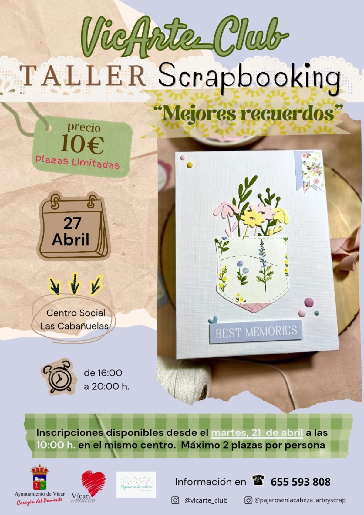 Cartel informativo del taller. /DC