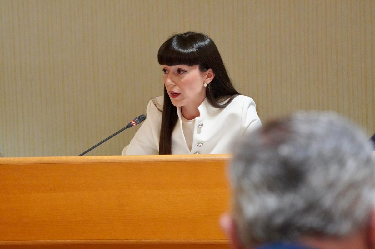 Beatriz Sánchez durante el Pleno de este lunes 20 de abril