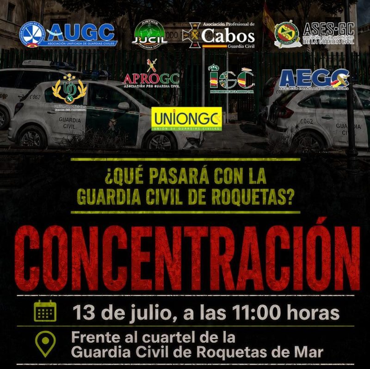 La protesta tendrá lugar el próximo lunes. /DC