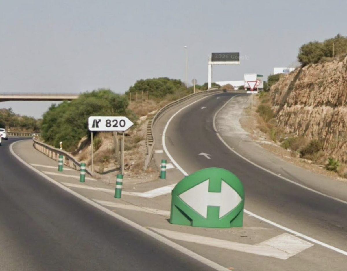 Salida 820 de la A-7. /Google Maps