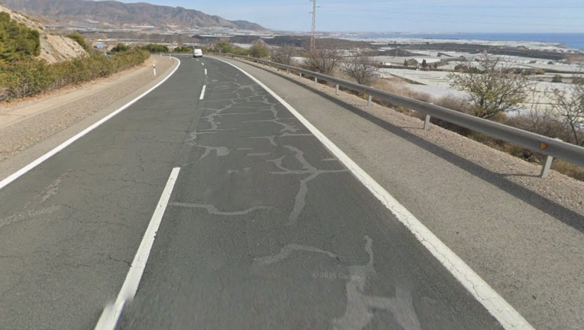 Autovía A-7 a su paso por Adra