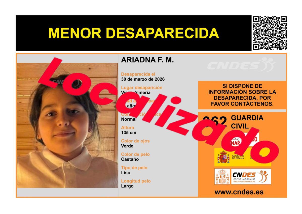 La menor se encuentra en buen estado con su familia. /DC