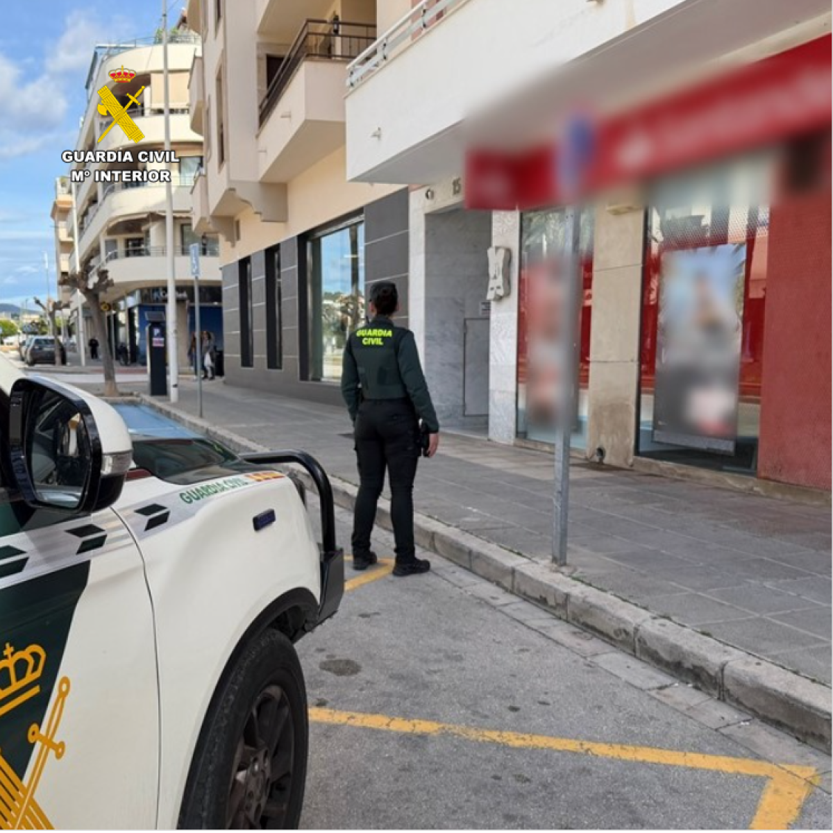 Guardia civil en La Mojonera. /DC