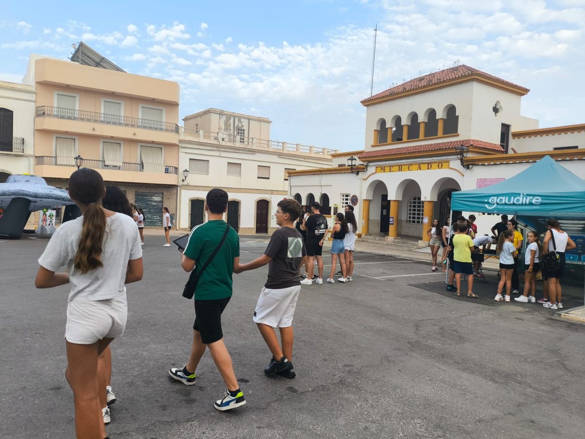 Participantes en el Escape Room de Dalías