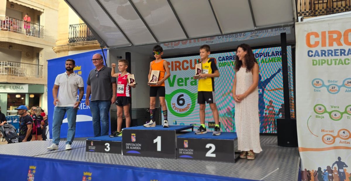 Aarón Barrionuevo en lo más alto del cajón