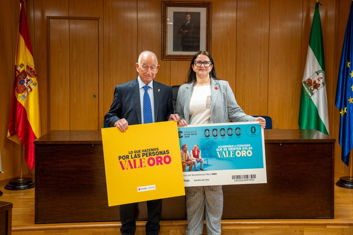 Roquetas de Mar apoya el “Sorteo del Oro” de Cruz Roja que se celebrará el 23 de julio