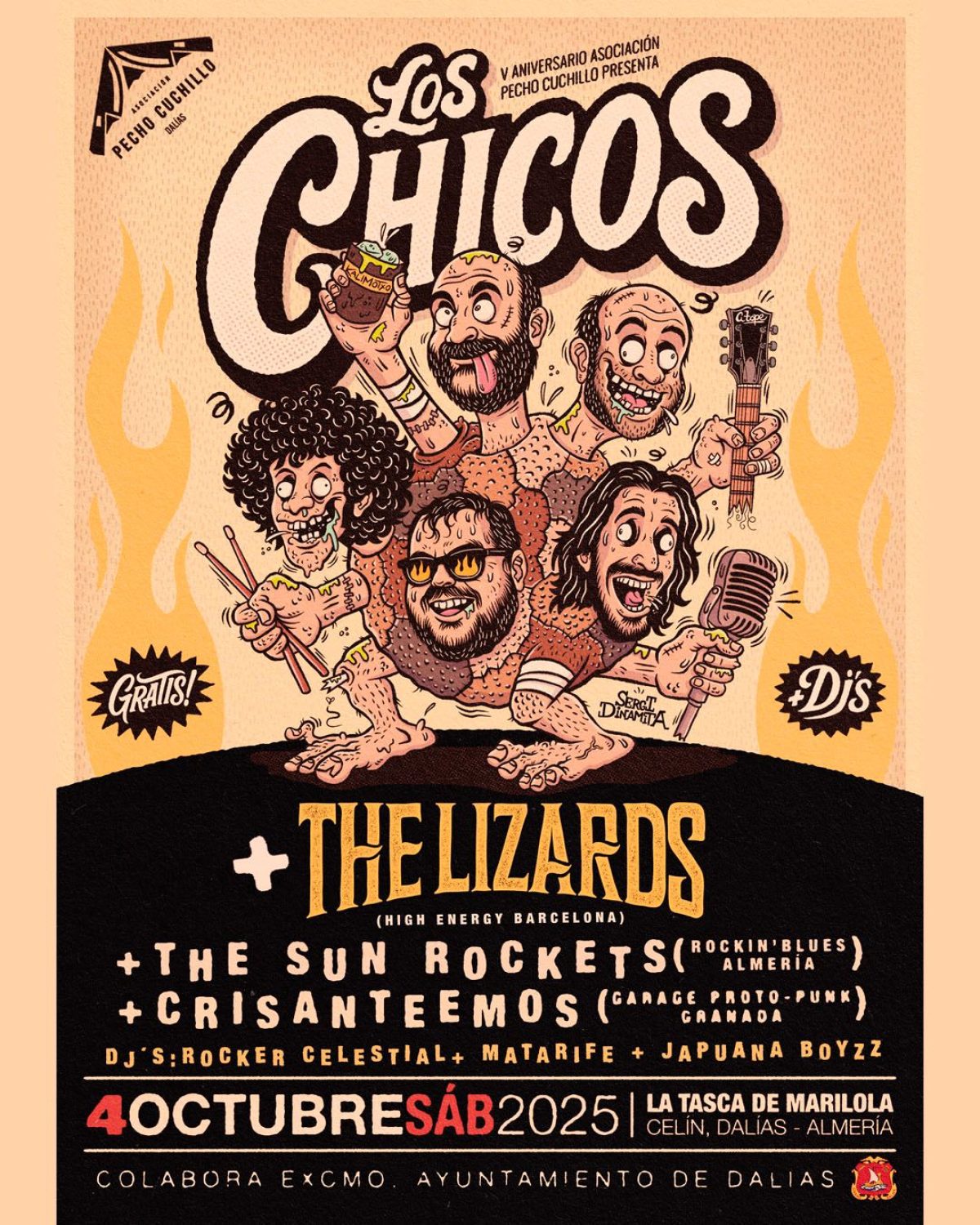 Cartel del evento. /Pecho Cuchillo