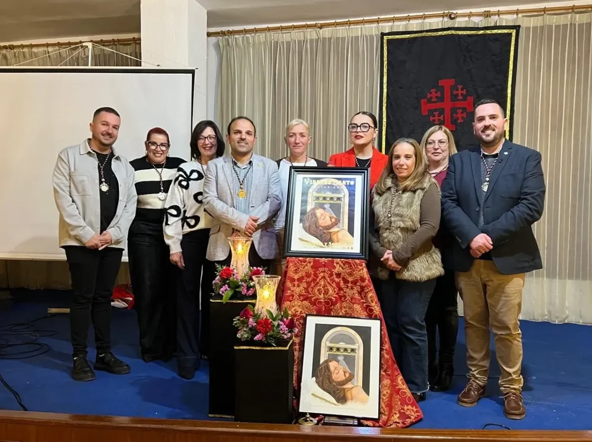 Junta de Gobierno de la Cofradía del Viernes Santo daliense. /DC