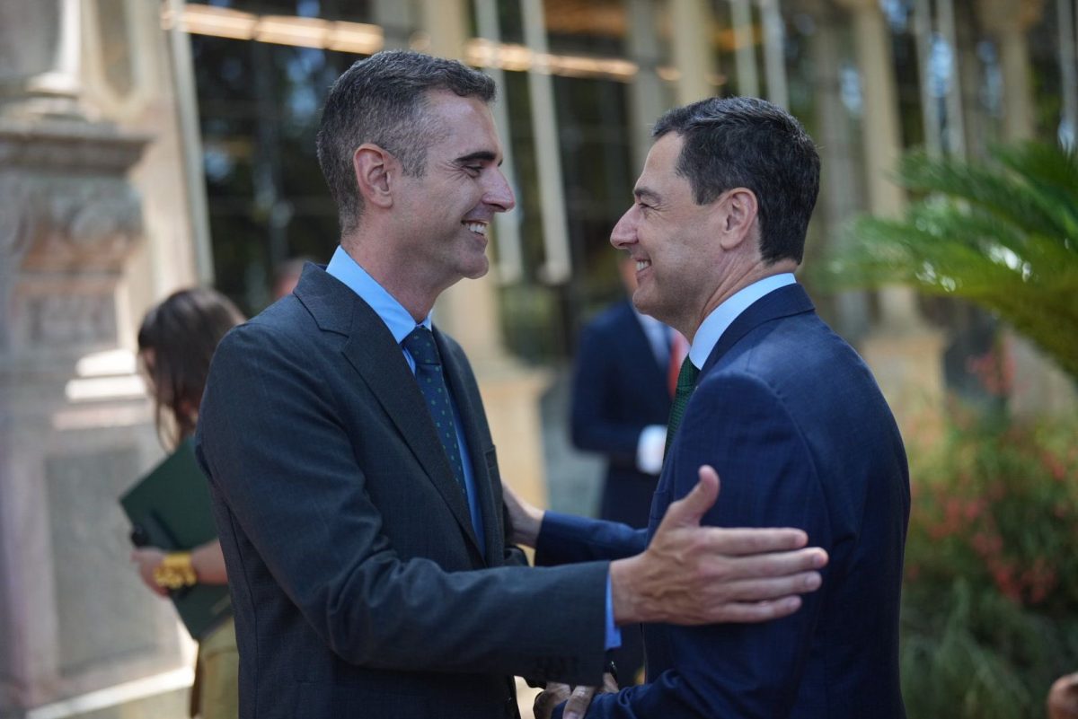 Fernández -Pacheco saluda a Moreno Bonilla