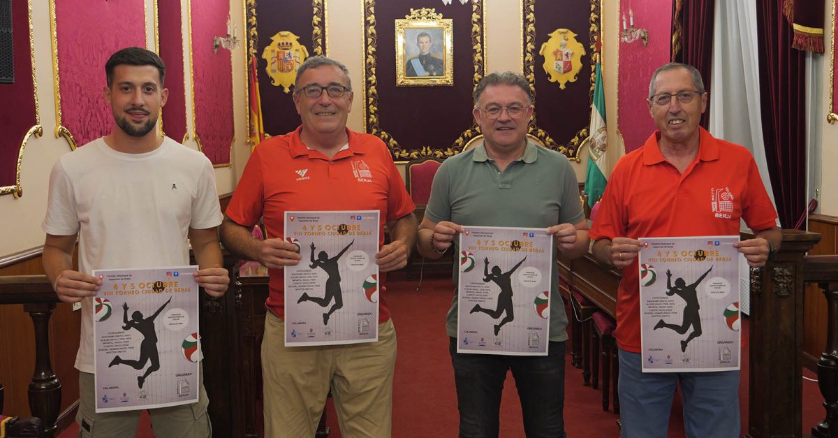 Presentación del VIII Torneo de Voleibol CIudad de Berja. /Ayto. Berja