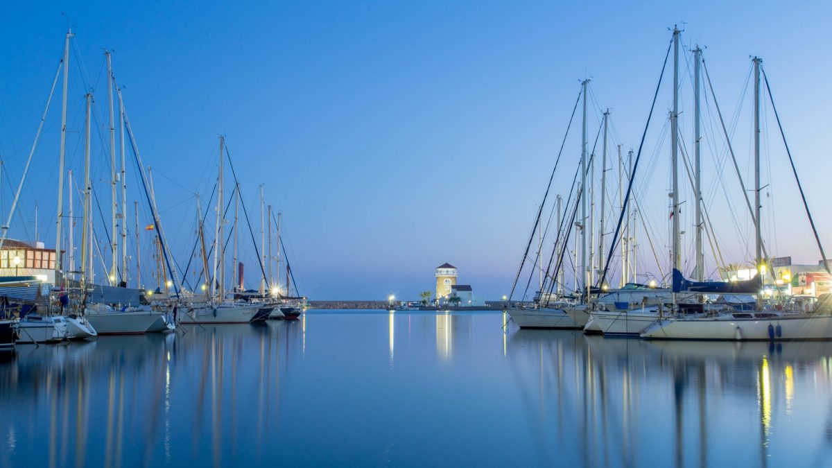 Vista del Puerto de Almerimar