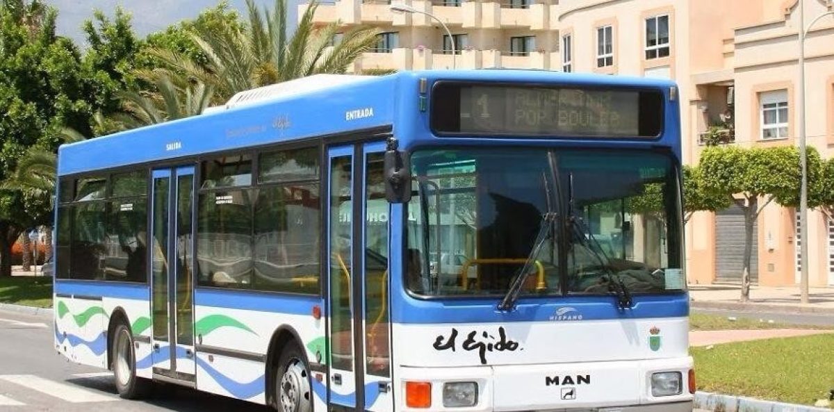 Transportes concede más de 722.862 euros a Almería y El Ejido para financiar el transporte público colectivo urbano