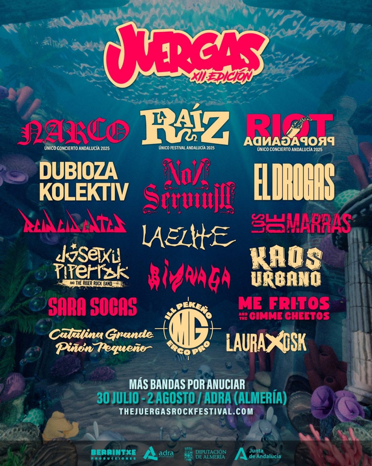 Riot Propaganda y Narco se unen al cartel del The Juergas Rock Fest