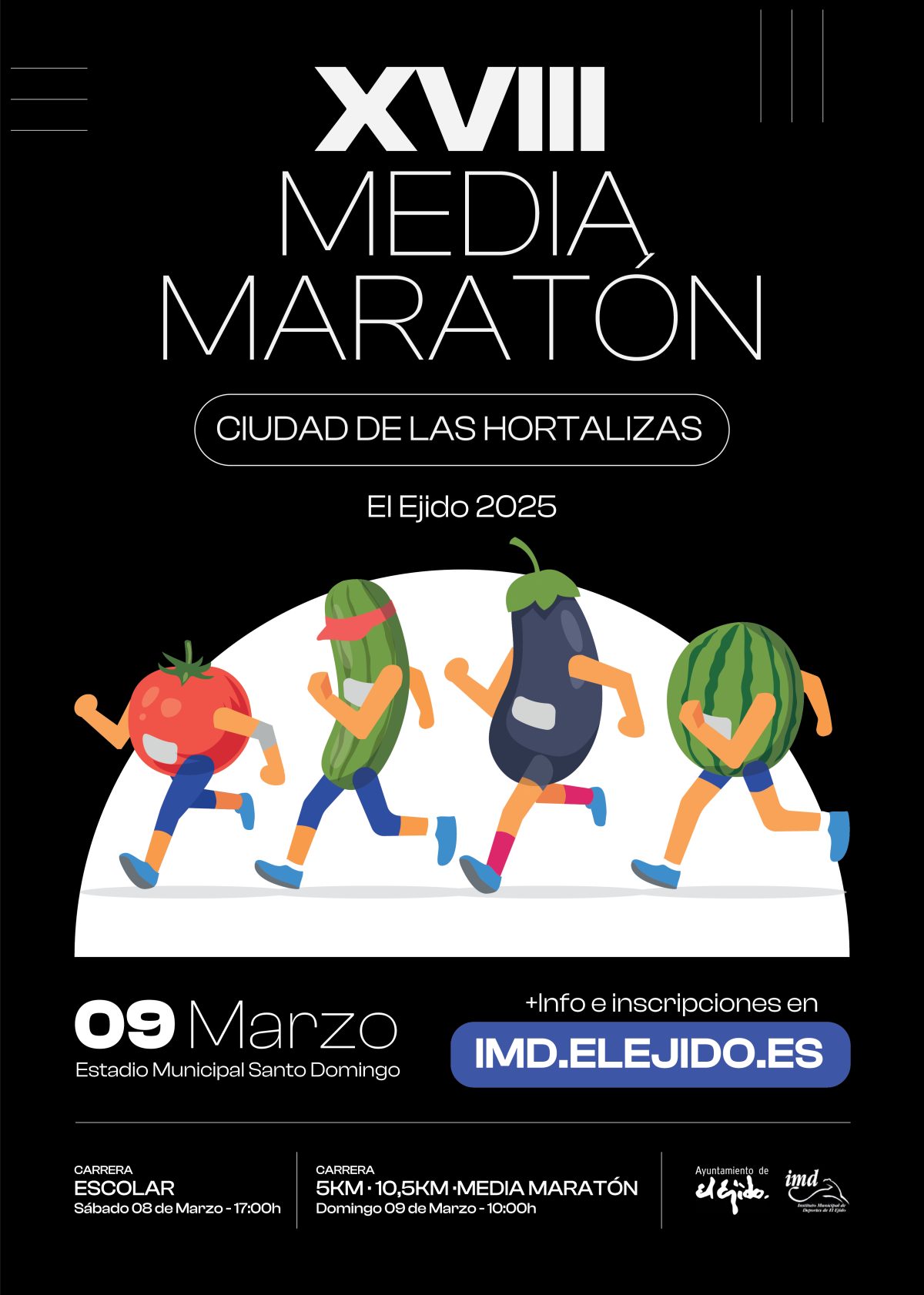 La XVIII Media Maratón Ciudad de las Hortalizas comienza a calentar motores con la apertura de inscripciones