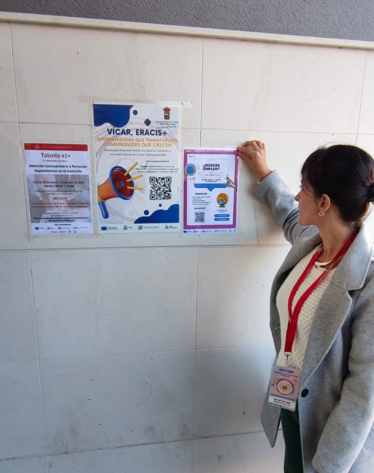 La nueva integradora social de Vícar conoce de primera mano la Zona ERACIS del municipio