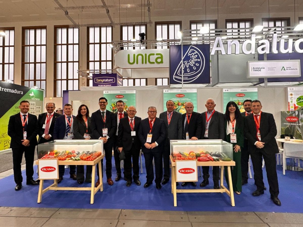 Antonio Bonilla acompaña a las empresas en Fruit Logistica como embajador del sello de calidad que es Vícar