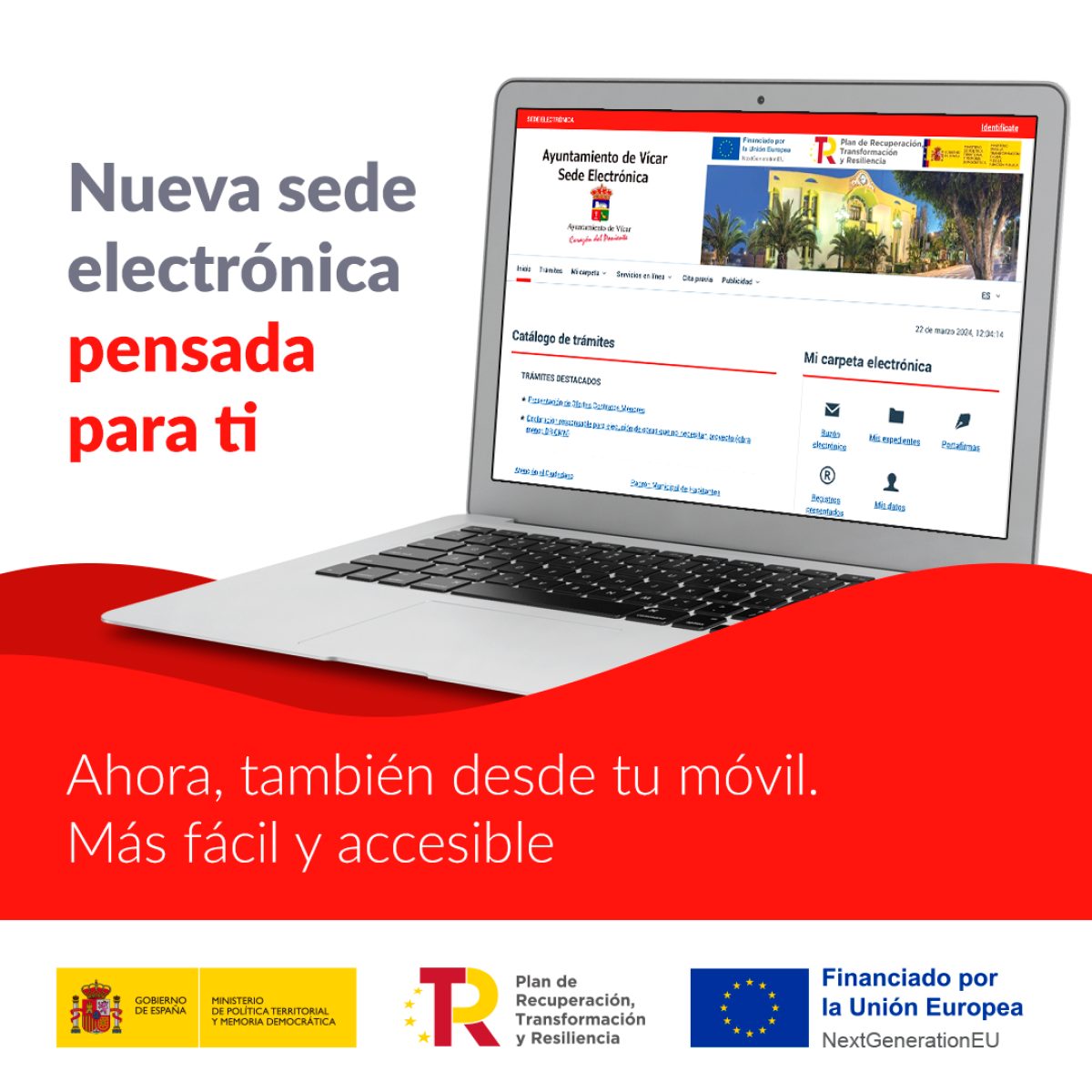La administración de Vícar, más cerca que nunca de los ciudadanos gracias la nueva sede electrónica