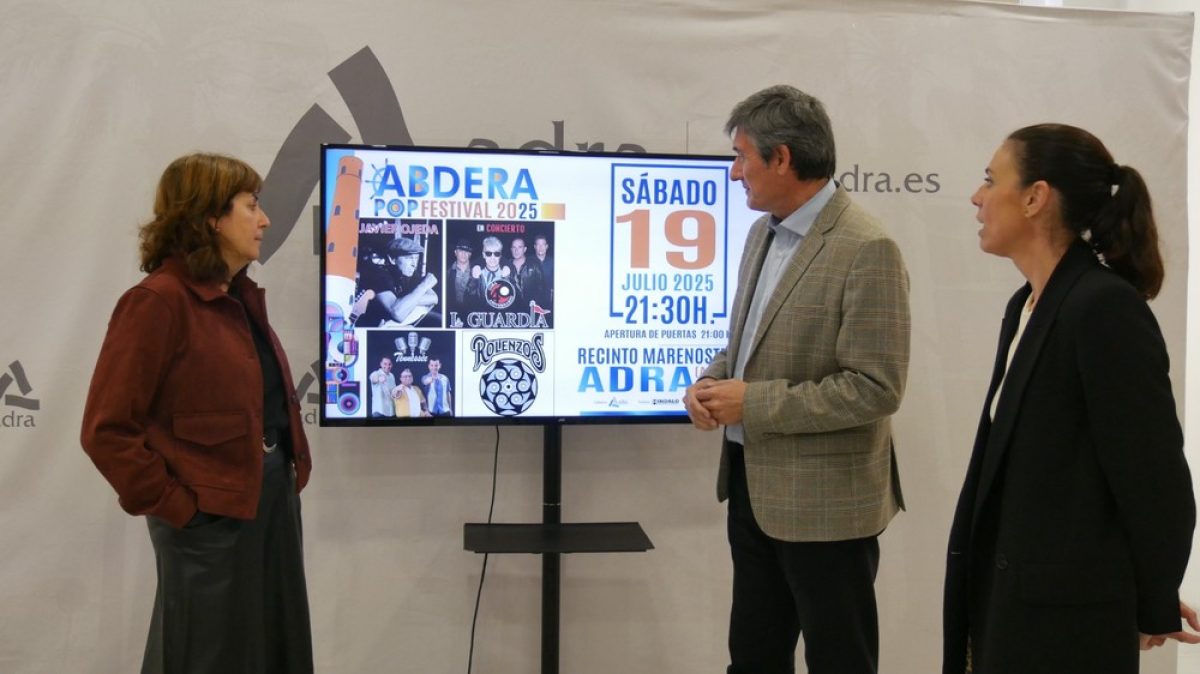El \'Abdera Pop Festival\' vuelve a Adra el 19 de julio con Javier Ojeda, Tennesse, Los Rolenzos y La Guardia como cabeza de cartel