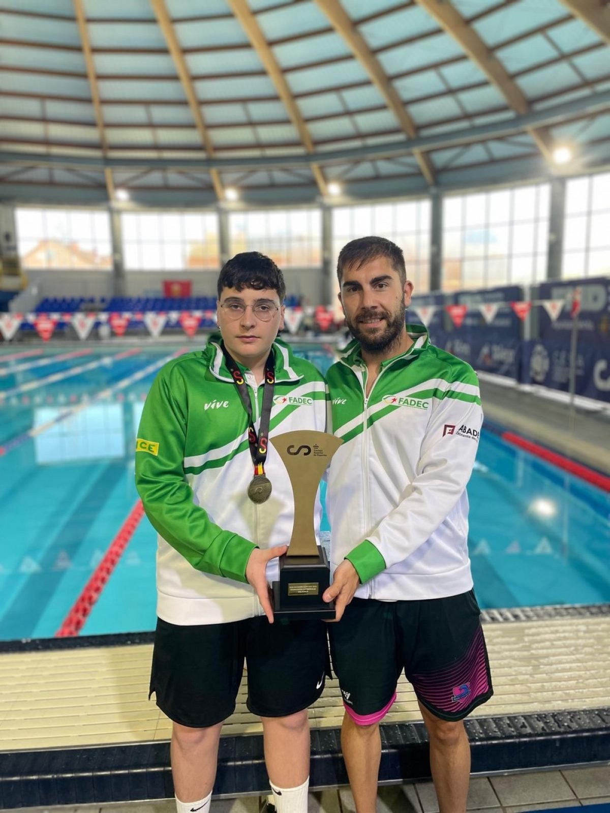 El nadador ejidense Germán Rodríguez, doble campeón de España por Comunidades Autónomas