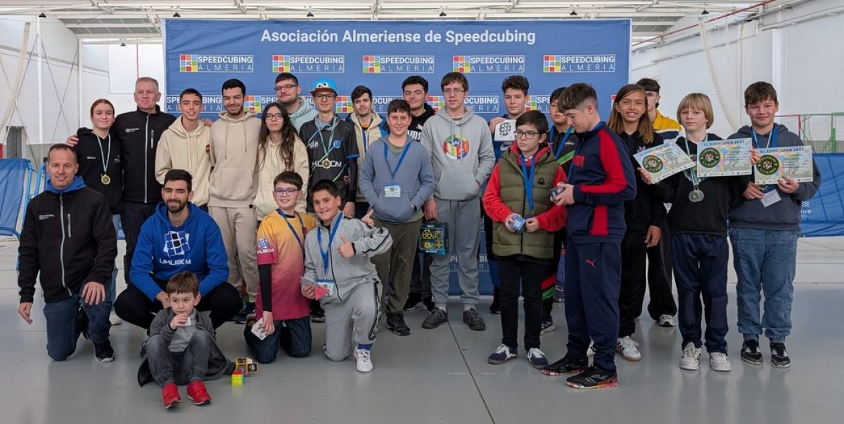 El cartagenero Pablo Amoraga, vencedor de El Ejido Open 2025 de Speedcubing
