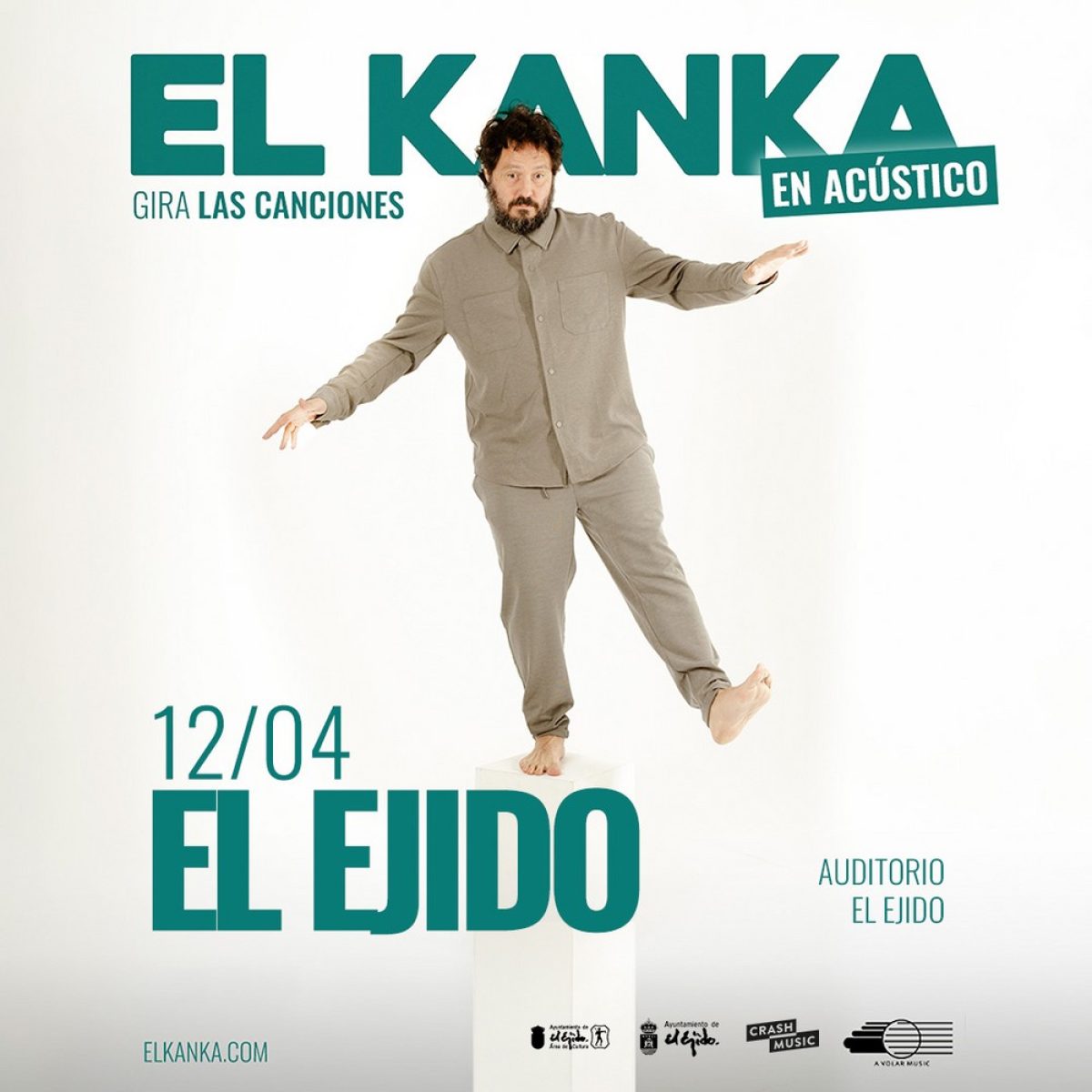 El Kanka llega con su gira acústica el 12 de abril a El Ejido