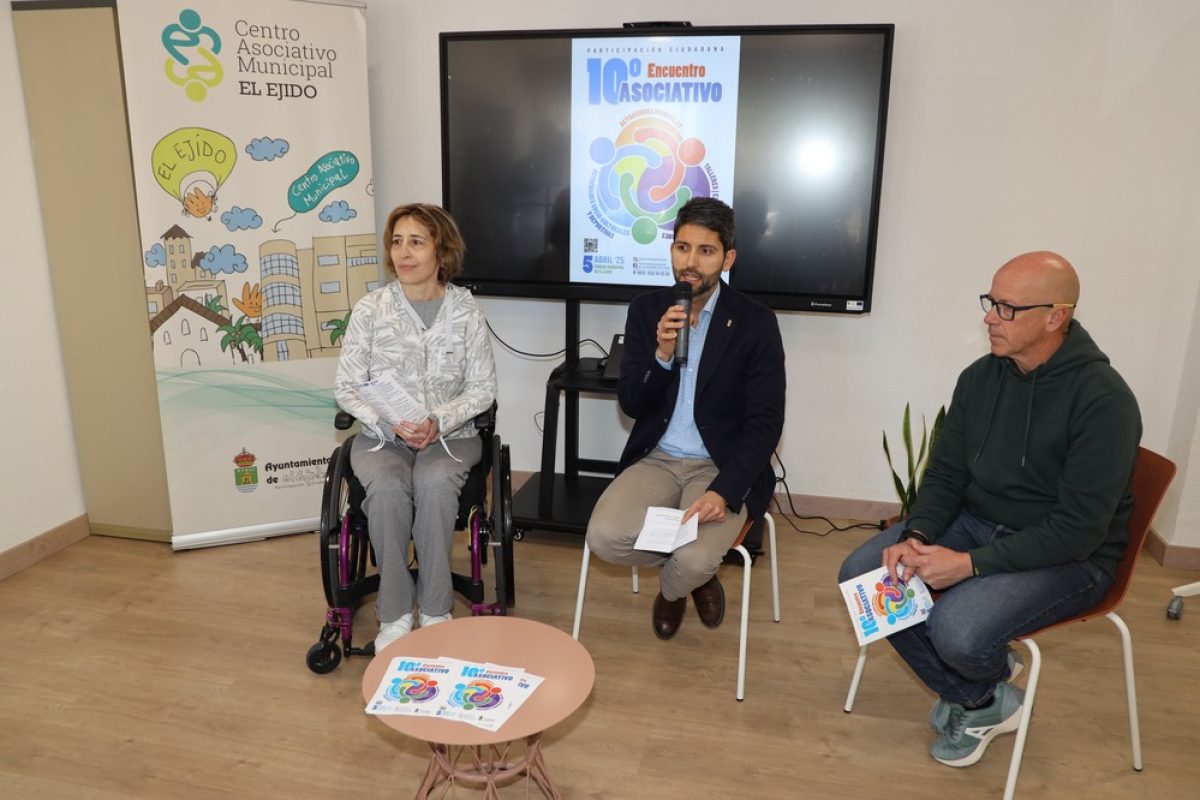 El 10º Encuentro de Asociaciones de El Ejido reunirá a 33 entidades que promoverán más de una veintena de actividades
