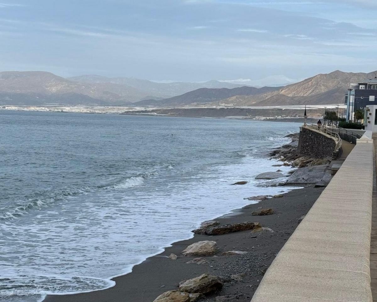 Góngora pide la ejecución de obras de emergencia para reparar los daños que los últimos temporales han ocasionado en la Playa de Balerma