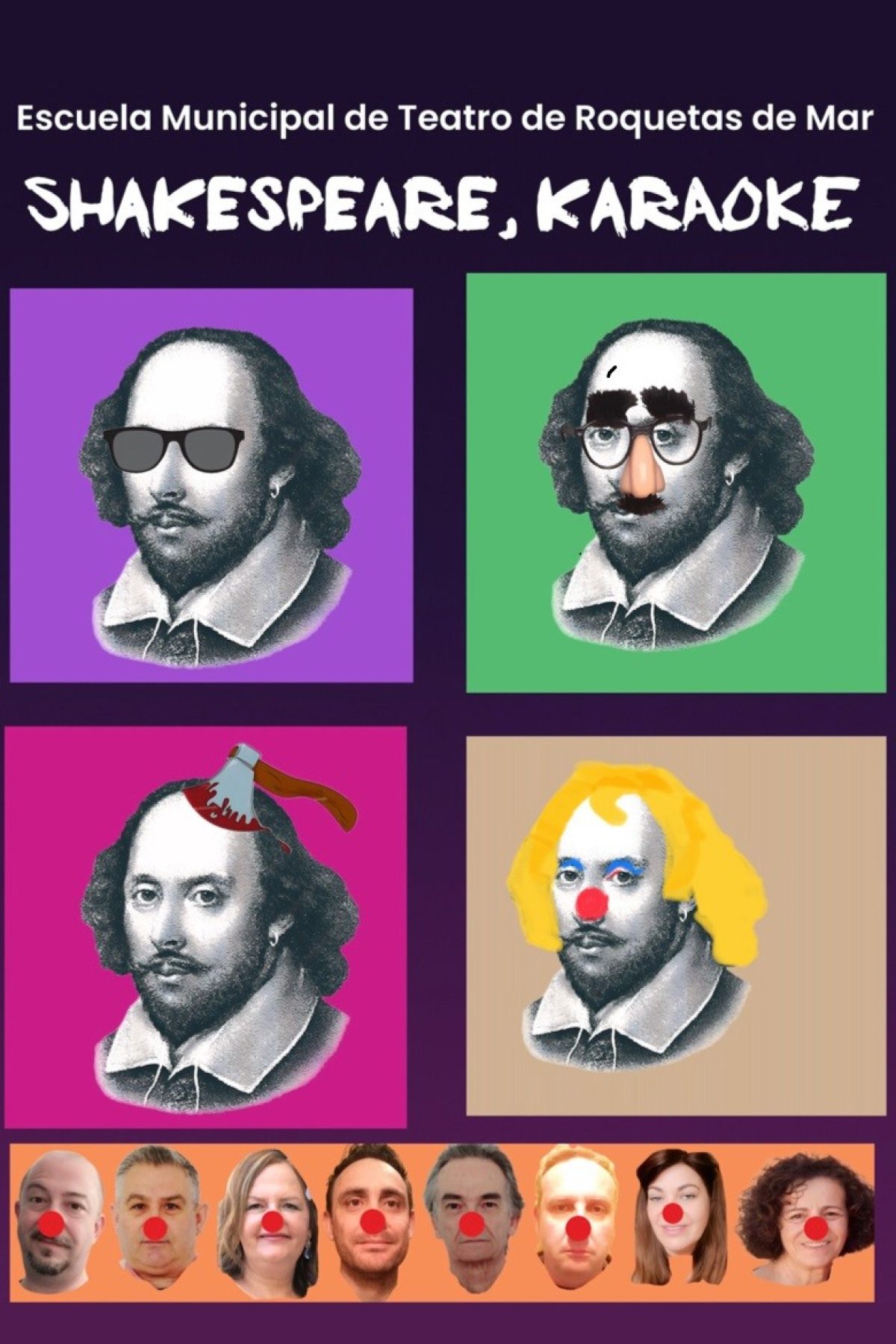 La Escuela Municipal de Teatro de Roquetas de Mar pone en escena \'Shakespeare, Karaoke\' este viernes en el Auditorio
