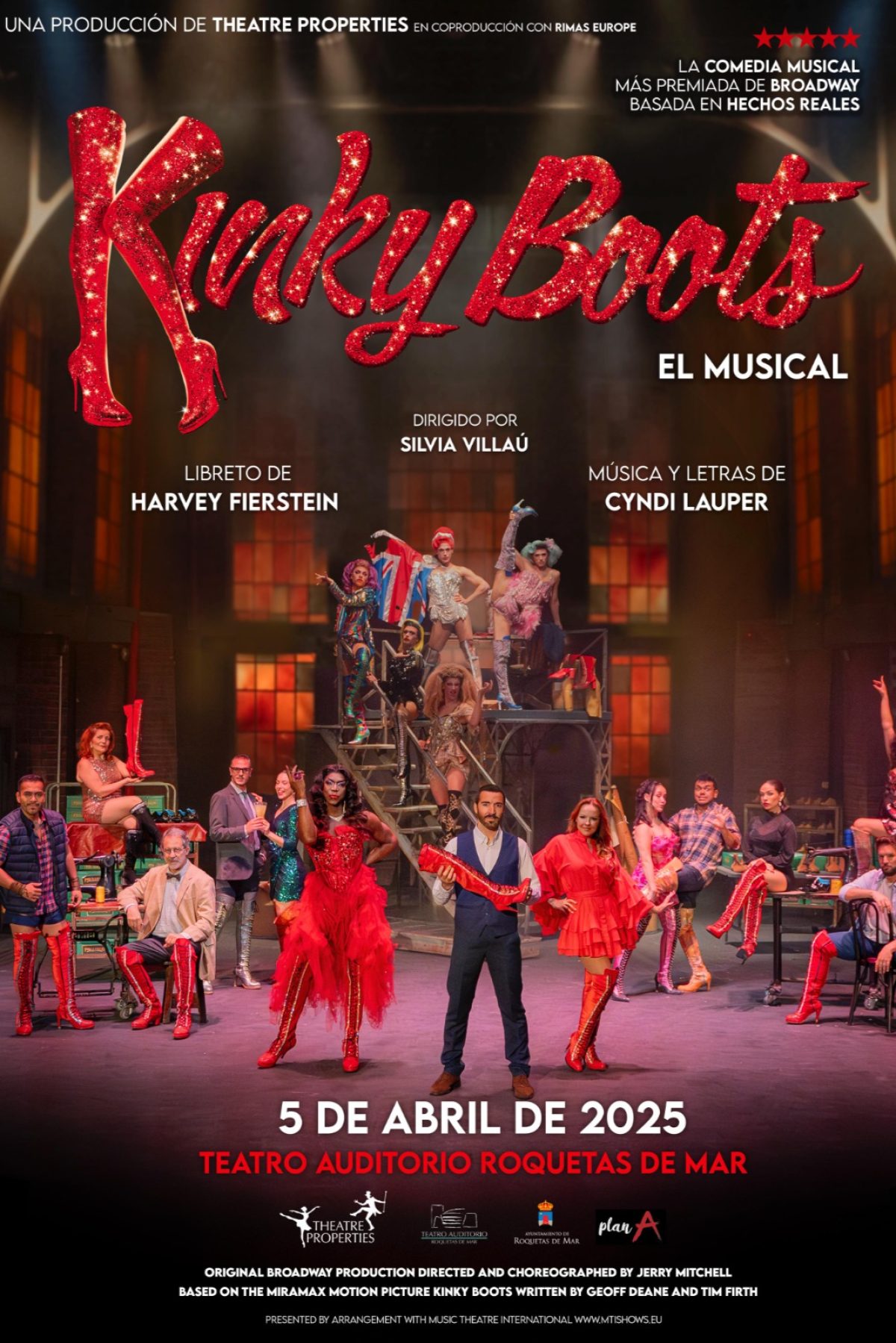 \'Kinky Boots\', el musical ganador de seis premios Tony, llega a Roquetas de Mar este fin de semana