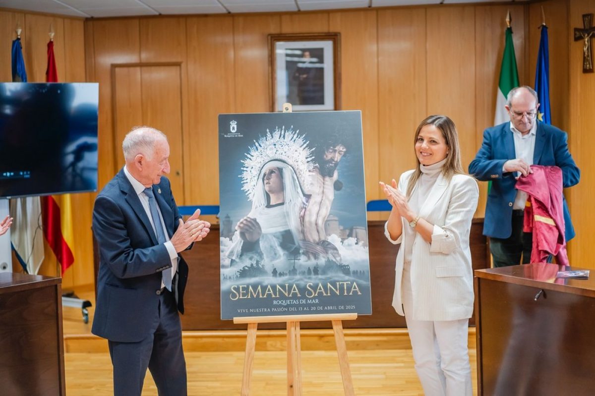 Roquetas presenta el cartel anunciador y la programación de la Semana Santa 2025 \'Vive Nuestra Pasión\'