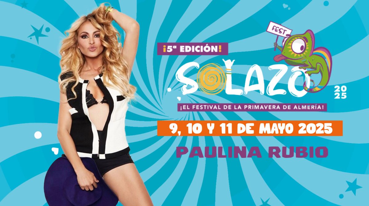 Paulina Rubio, confirmación sorpresa para ser cabeza de cartel del quinto aniversario de Solazo Fest