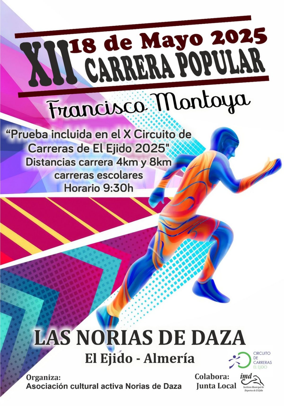 Abiertas las inscripciones para la XI Carrera Popular Francisco Montoya de Las Norias
