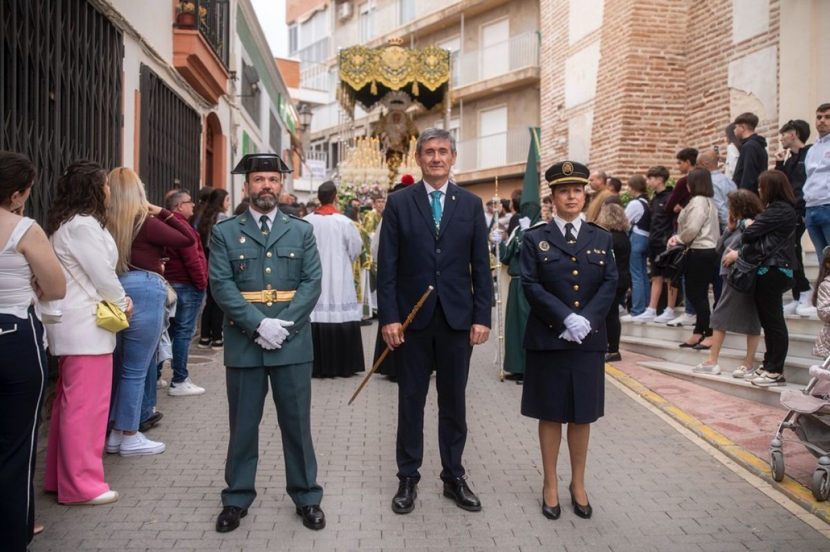 Comienzan las salidas procesionales de la Semana Santa de Adra 2025 con \'La Borriquita\'