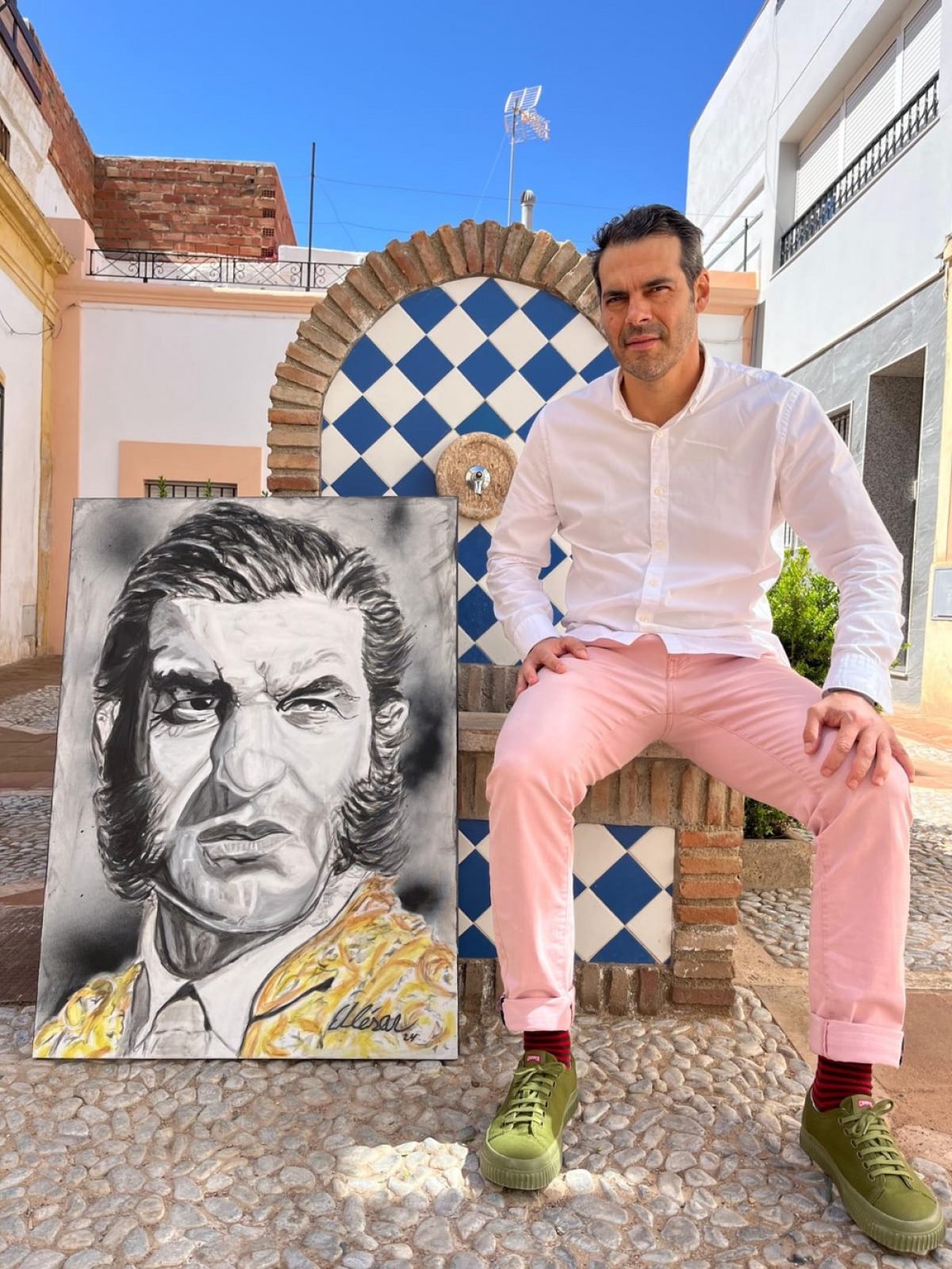 César López \'El César\': \"Volver a esta plaza con mis cuadros tiene un significado profundo\"