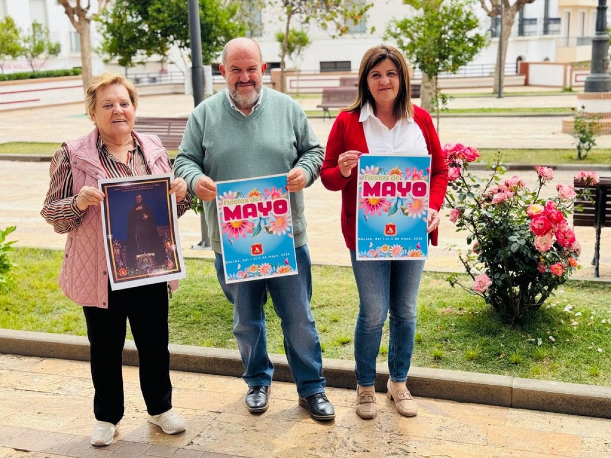 El Ayuntamiento de Dalías presenta la programación para las Fiestas de Mayo que se celebrarán del 1 al 4