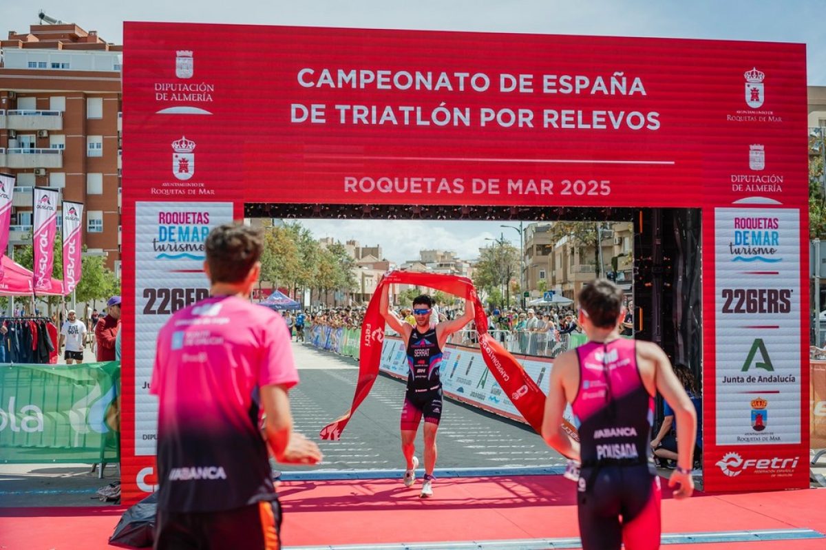 CEA Bétera femenino y Cidade de Lugo Fluvial masculino ganan el Campeonato de España de Triatlón por Relevos en Roquetas