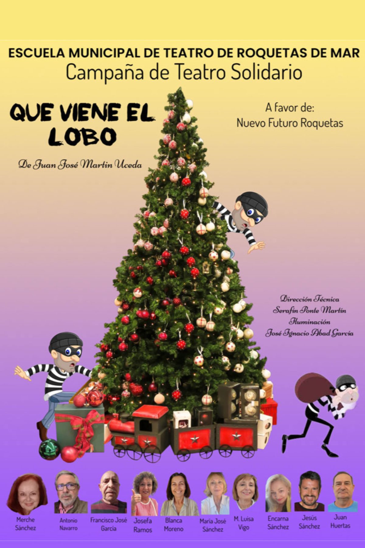 La Escuela Municipal de Teatro representa este viernes la obra \'Que viene el lobo\' en el Auditorio de Roquetas