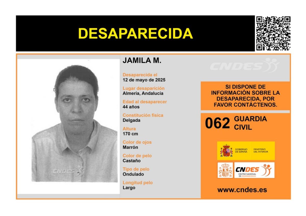 Buscan a una mujer desaparecida en Adra