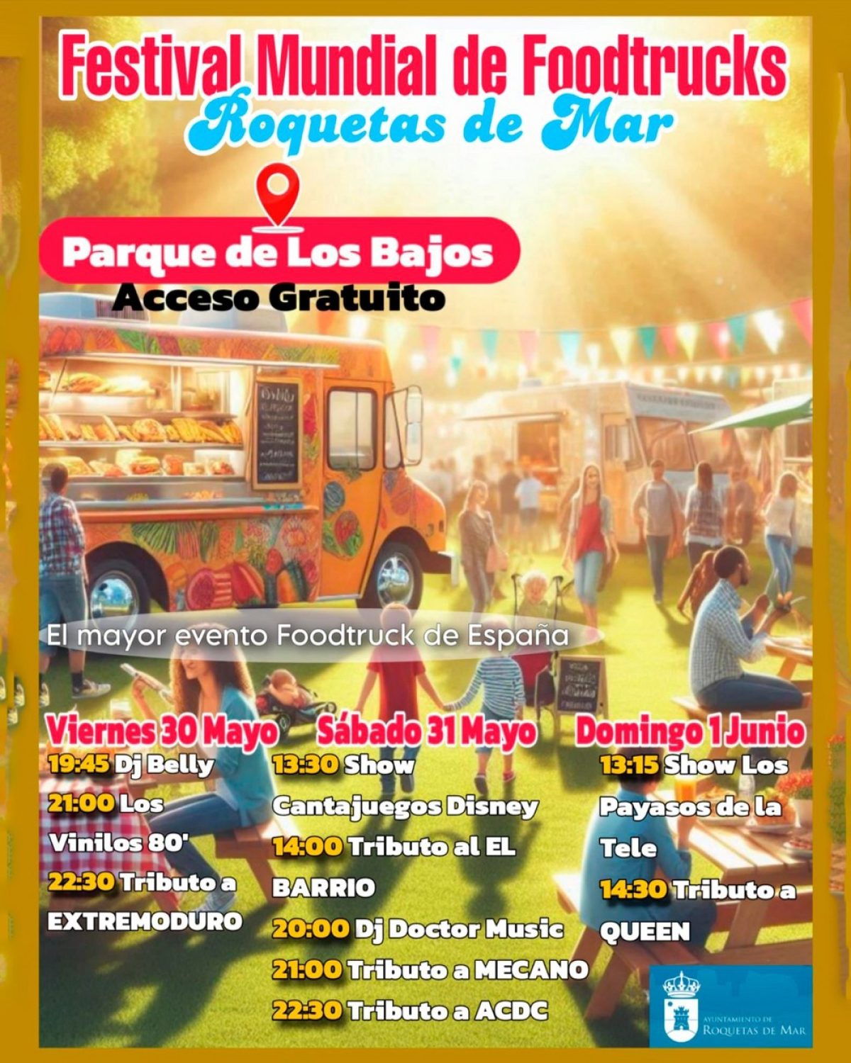 Roquetas de Mar acoge este fin de semana la I edición del \"Festival Mundial de Foodtruck\"