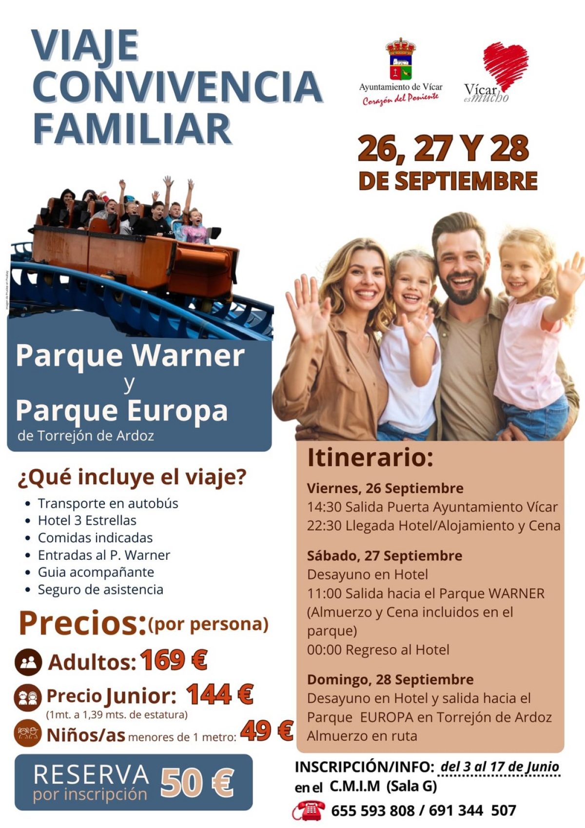 Las familias de Vícar se preparan para un nuevo viaje de convivencia