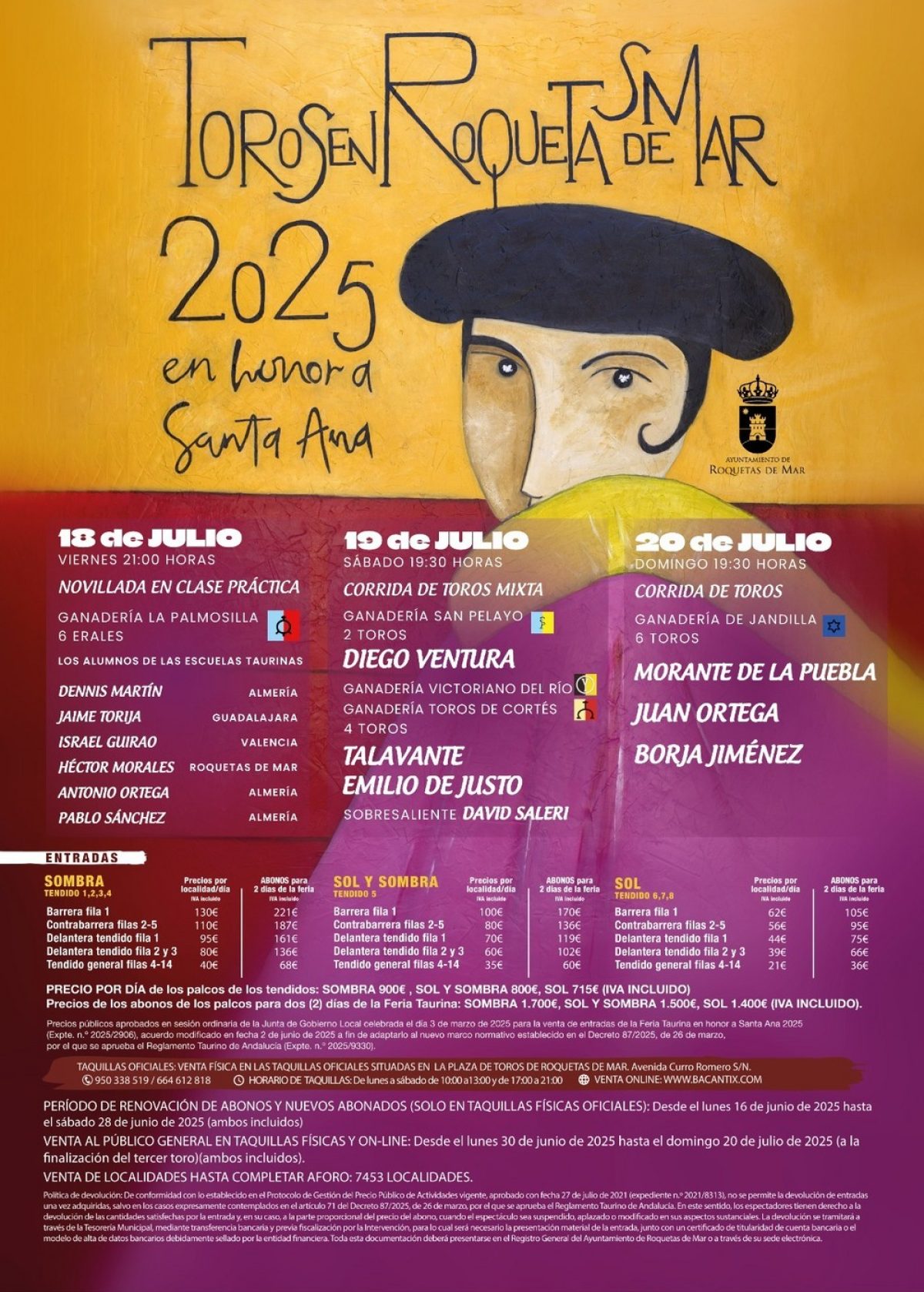 Comienza la renovación y venta de nuevos abonos de la Feria Taurina de Santa Ana 2025