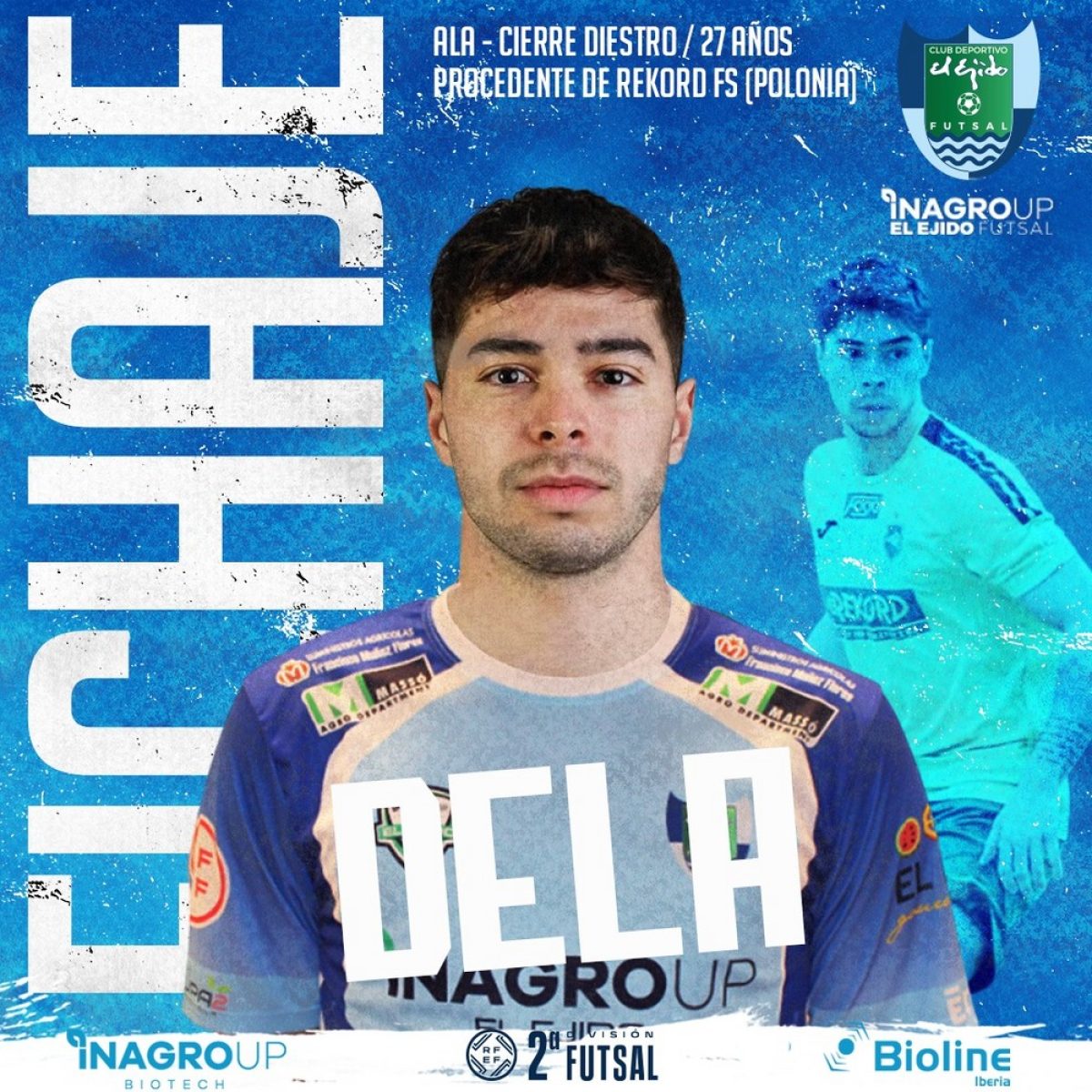 El Ejido Futsal ficha a Daniel De la Peña Sánchez Pacheco \'Dela\'