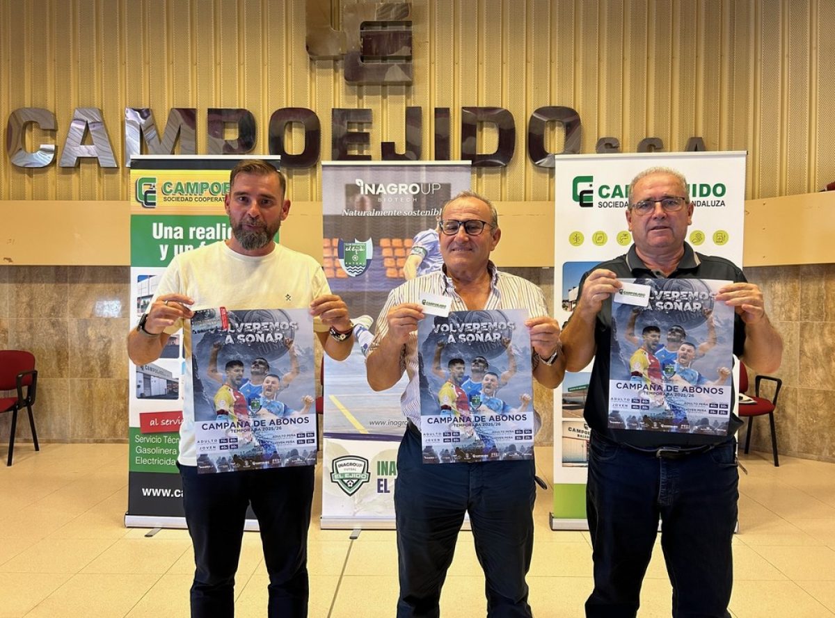 \'Volveremos a soñar\', la nueva campaña de abonos del CD El Ejido Futsal para una temporada que se espera ilusionante